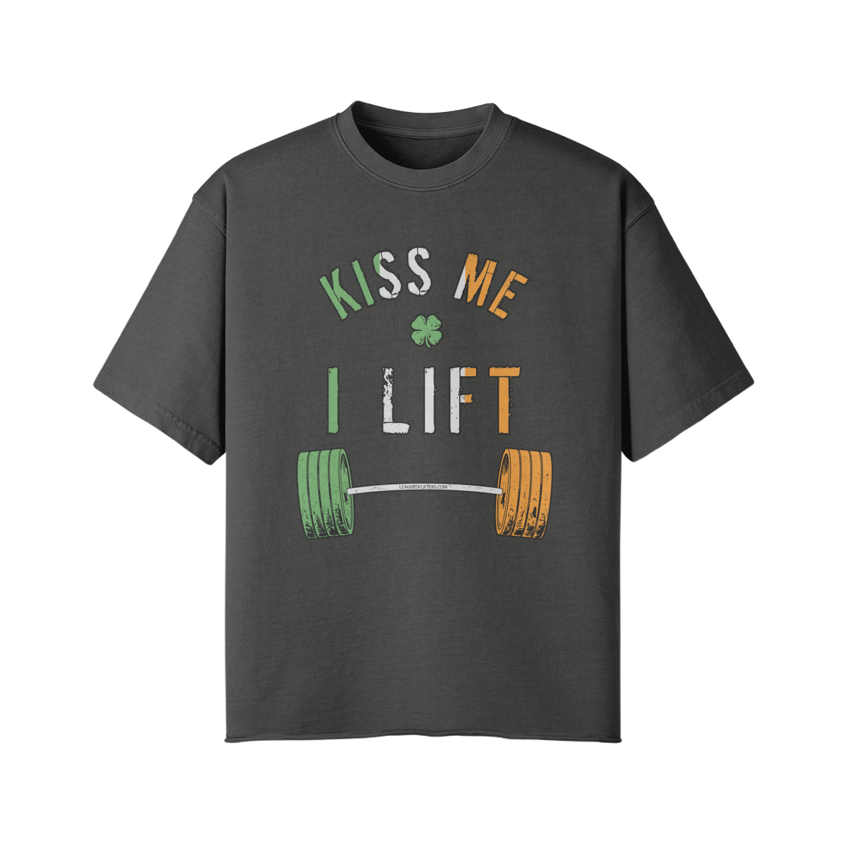 KISS ME I LIFT- Pump Top-Dark Gray-League of Lifters