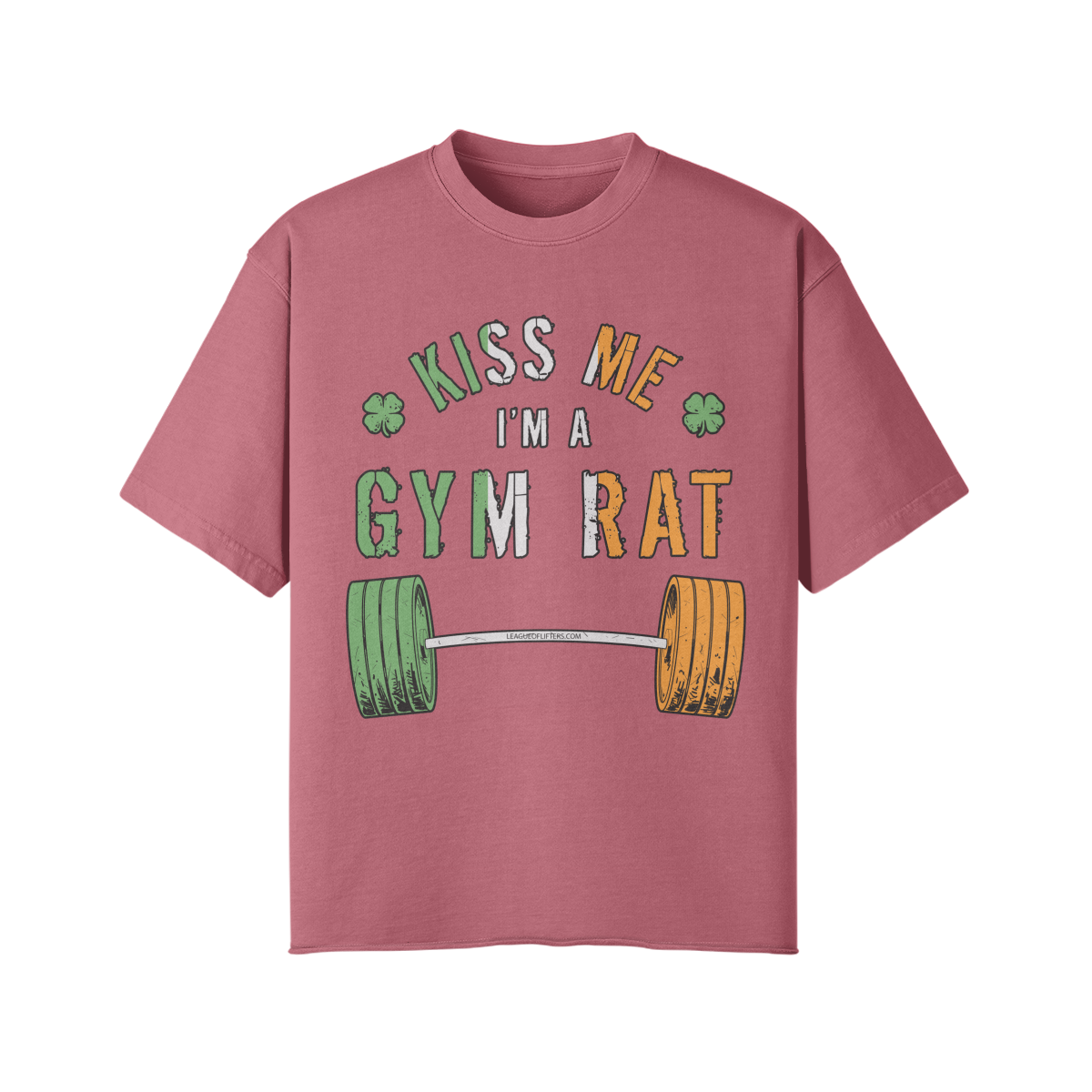 KISS ME I'M A GYM RAT- Pump Top-Cameo Brown-League of Lifters