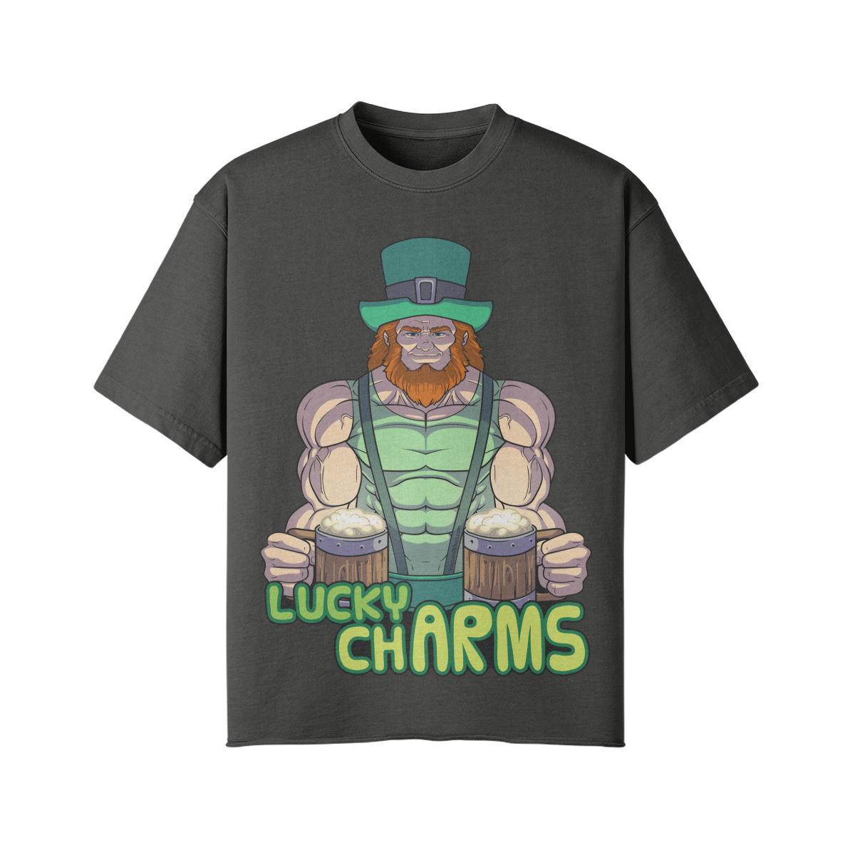 LUCKY CHARMS- Pump Top-Dark Gray-League of Lifters