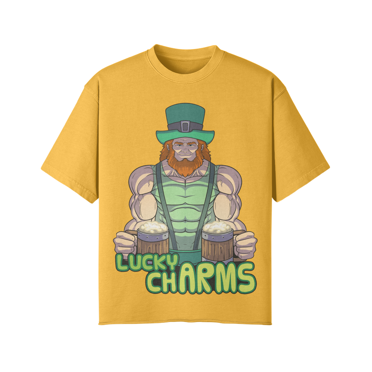 LUCKY CHARMS- Pump Top-Vintage Yellow-League of Lifters