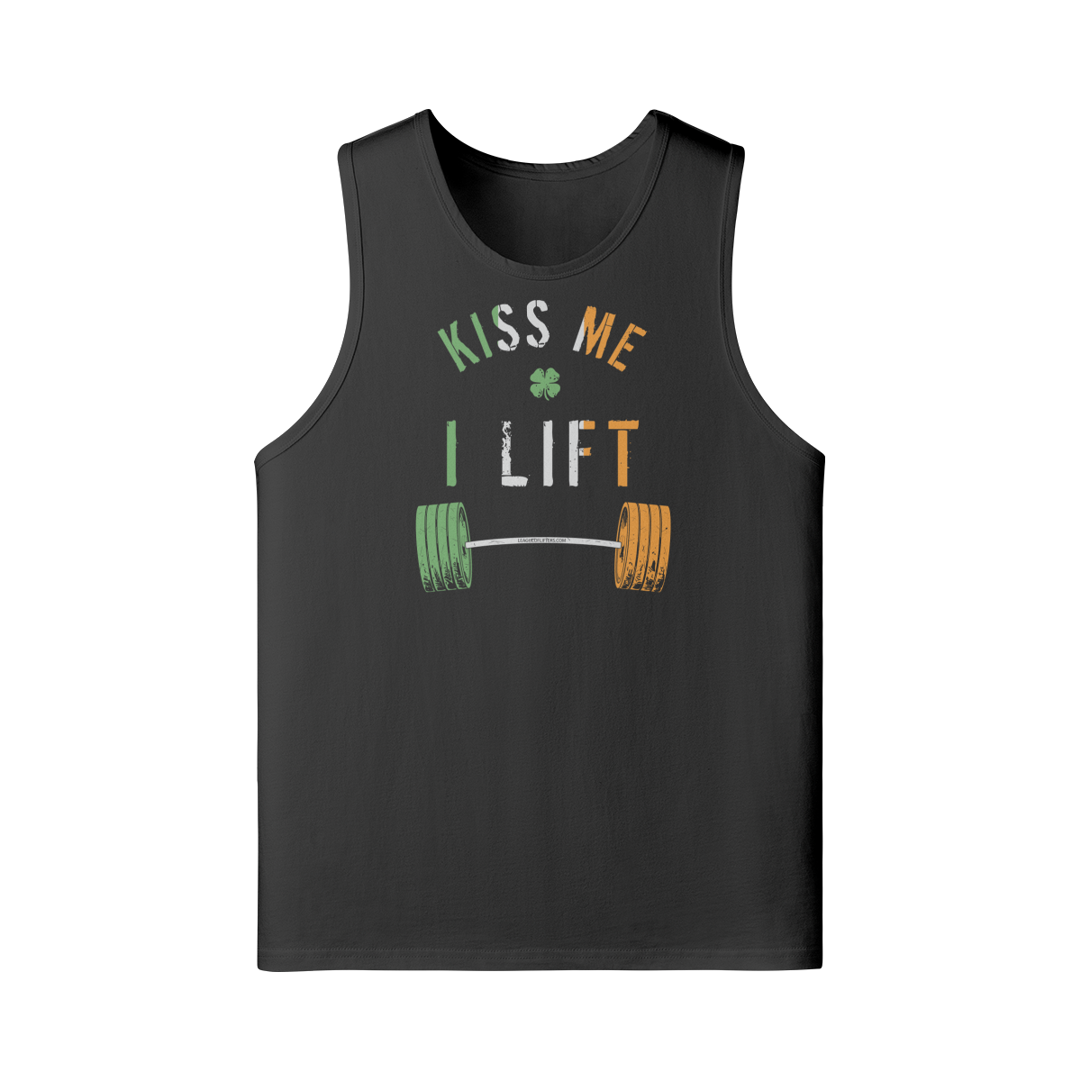 KISS ME I LIFT- Tank Top-Black-League of Lifters