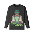 LUCKY CHARMS- Classic Long Sleeve Top-Black-League of Lifters