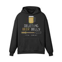 DELETING BEER BELLY- Oversized Hoodie