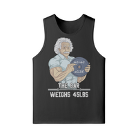THE BAR WEIGHS 45LBS- Tank Top